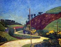 Serusier, Paul - The Stagecoach Road in the Country with a Cart